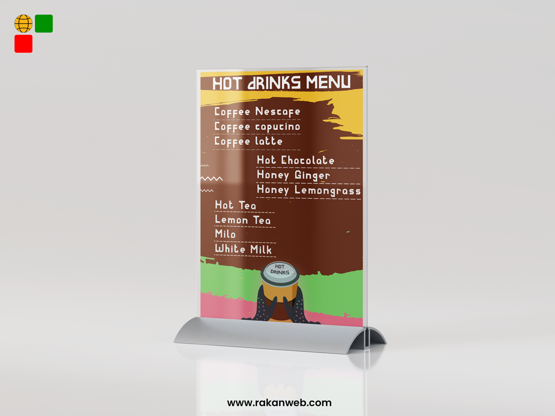 Designed Menu minuman UMKM Medan oleh tim Rakanweb