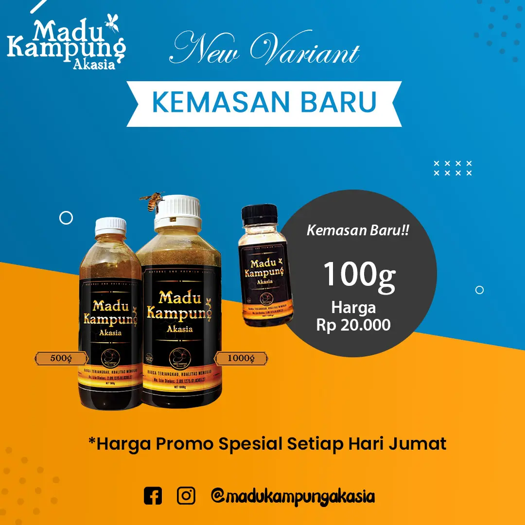 Desain Banner Intagram UMKM Madu Akasia oleh tim Rakanweb