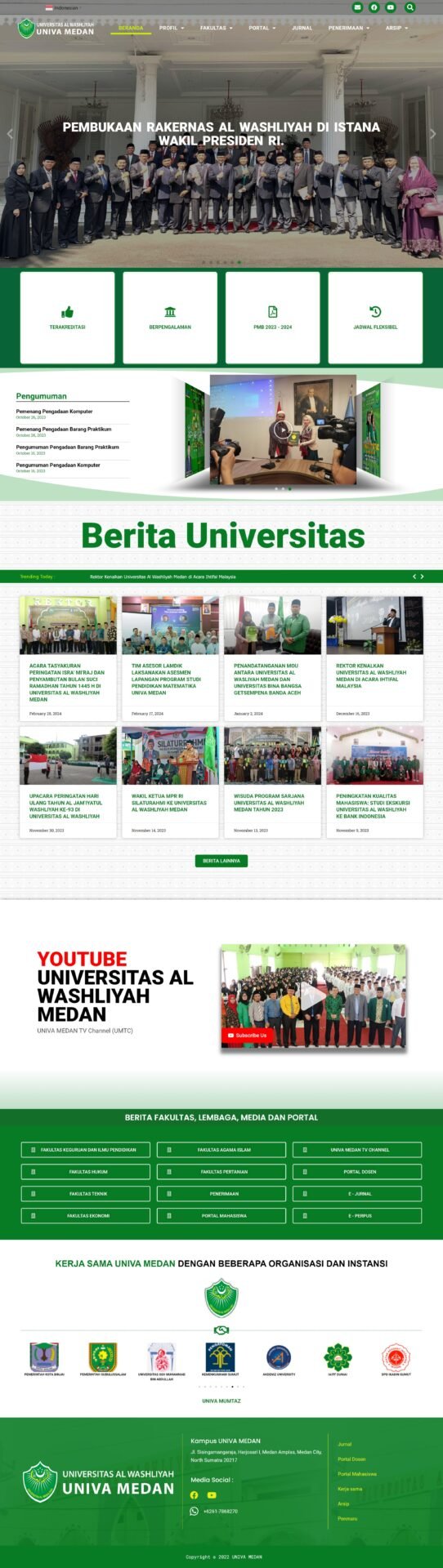 MockUp Desain website kampus