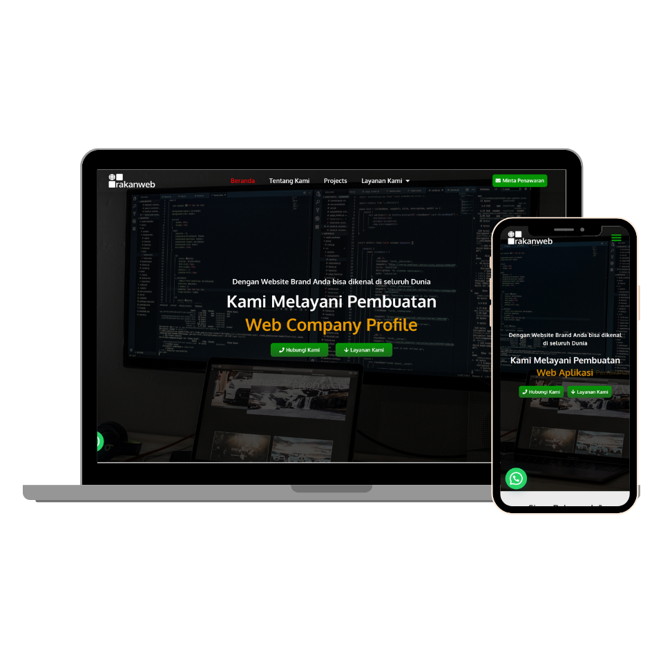 Mockup website developer