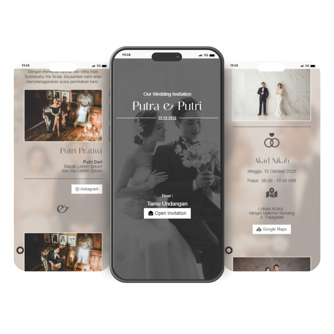 Website Undangan Pernikahan Digital