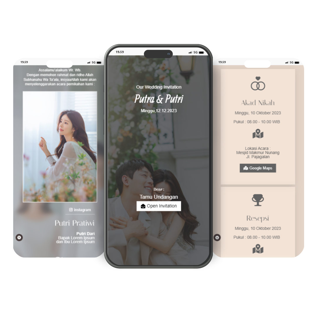Website Undangan Pernikahan Digital