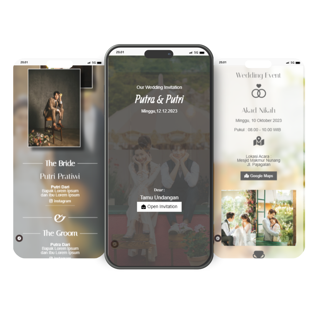 Website Undangan Pernikahan Digital