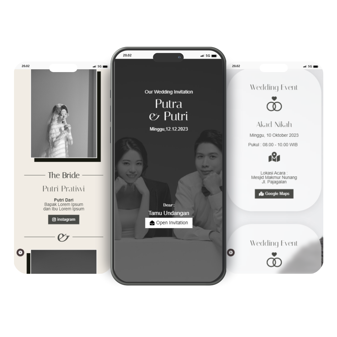 Website Undangan Pernikahan Digital