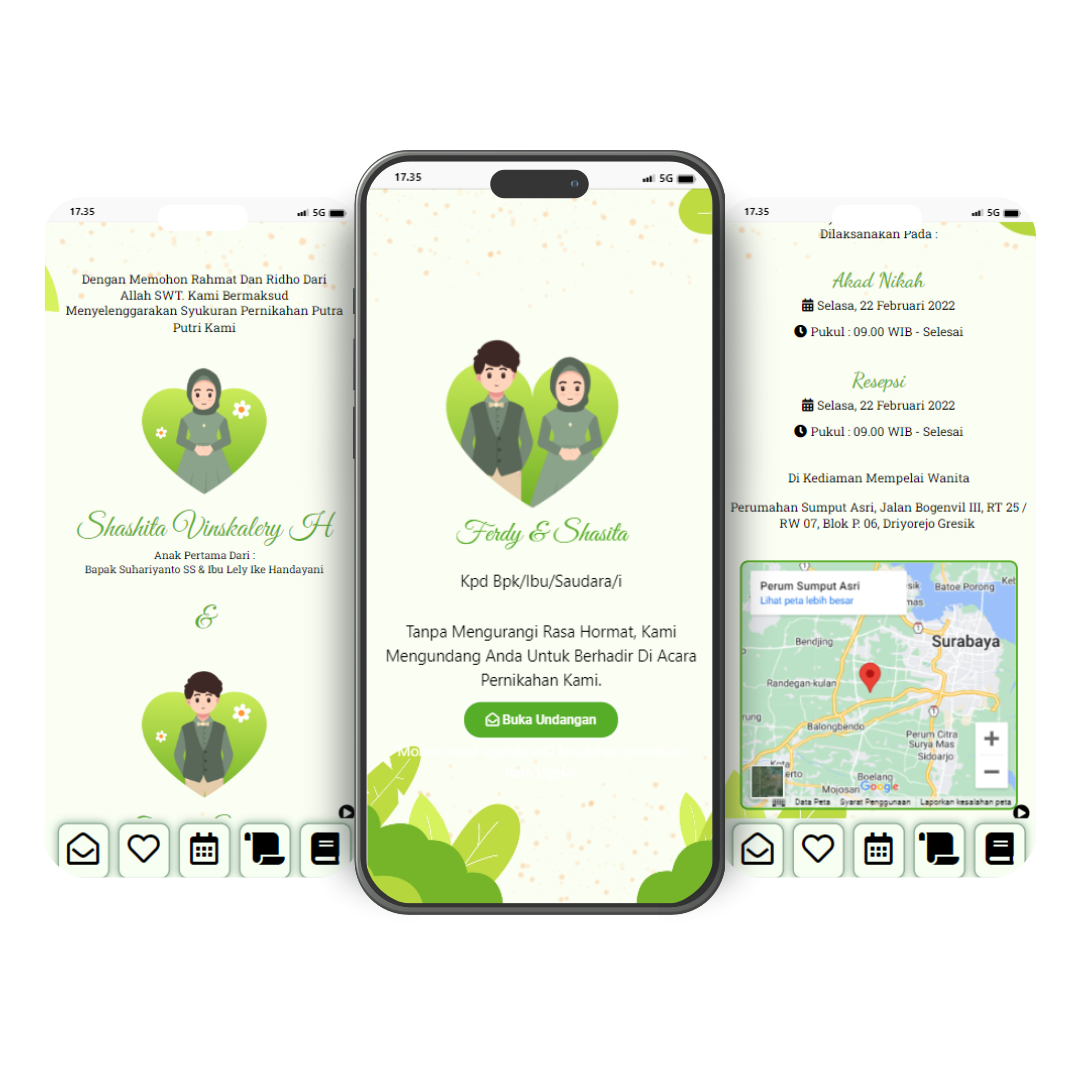 Website Undangan Pernikahan Digital