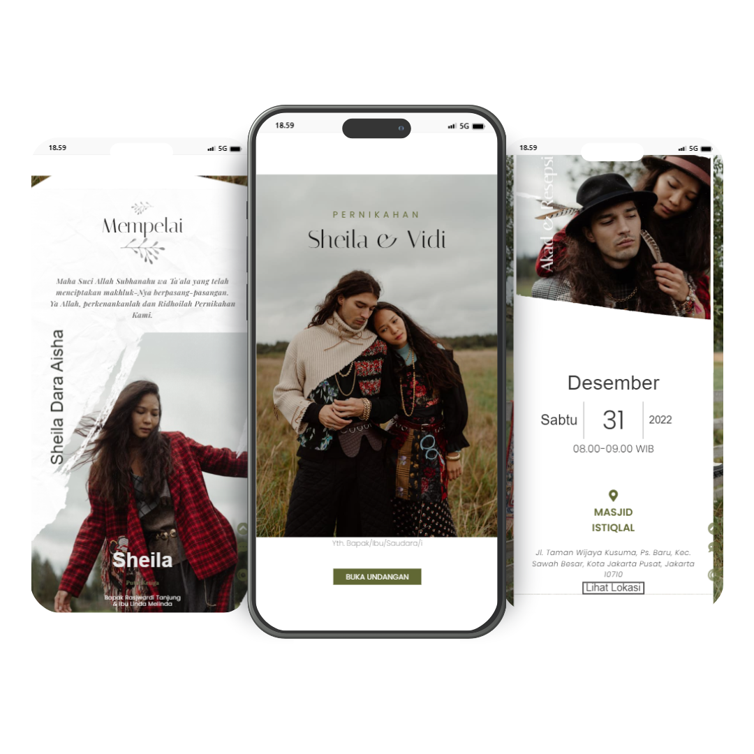 Website Undangan Pernikahan Digital