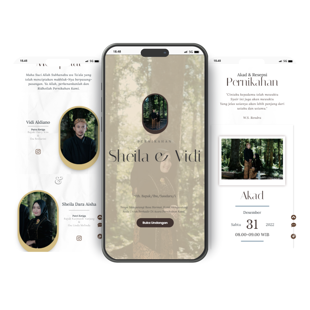 Website Undangan Pernikahan Digital