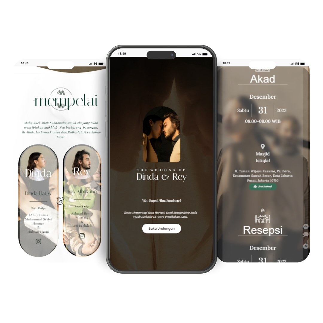 Website Undangan Pernikahan Digital